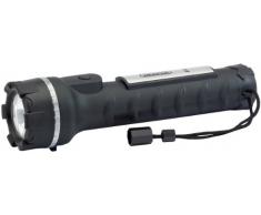 Draper 08386 Taschenlampe mit Gummi-Gehäuse, 3 x Monozellen