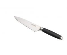 Le Creuset Kochmesser, 15 cm 18/8 Edelstahlklinge mit glattem Schliff, Kunststoffgriff, Rostfrei, Schwarz/Silber