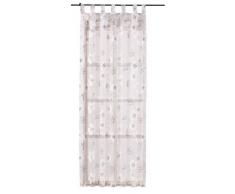 Traumwelten Deko- Schlaufenschal Flores 235 x 140 cm schwarz / 100% Polyester