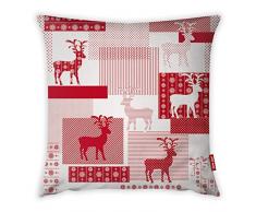 Bonamaison Dekorativ Kissenhülle, Kissenbezug, Zierkissenbezug, Wohnkultur, Für Sofa, Kaffeestube, Größe: 45X45 cm - Entworfen und hergestellt in der Türkei