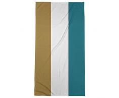 ArtVerse NFS Jacksonville Football Stripes Strandtuch, Mikrofaser, 36 x 72, Gold