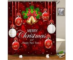 ZBLX Duschvorhang, Wasserdichter Duschvorhang, Botanischer Garten Duschvorhang 72x72 gelb