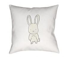 Surya Kissenbezug für Kinderzimmer, 45,7 x 45,7 x 10,2 cm, Blau