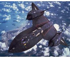 DROB Photography SR-71 04 Blackbird Fighter Jet Fototapete, 43,2 x 58,4 cm Premium Kunstdruck mit Archivtinte in glänzendem Papier Limitierte Auflage.