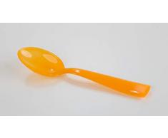 Kimmel Mokkalöffel Kinderlöffel Espressolöffel klein 6 Stück, Kunststoff, Orange