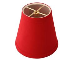 Royal Designs CS-1002-5RED Empire Kronleuchter zum Anklippen, 7,6 x 12,7 x 11,4 cm, Rot