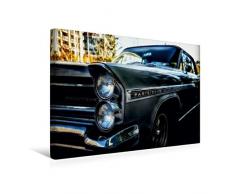 Premium Textil-Leinwand 45 x 30 cm Quer-Format Retro Auto - Pontiac Pariesienne | Wandbild, HD-Bild auf Keilrahmen, Fertigbild auf hochwertigem Vlies, Leinwanddruck von Autofreund
