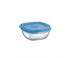 Delys-By-Vercal 514446 Salatschüssel mit Deckel, Glas, 11,5 x 11,5 cm