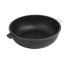 DE BUYER Sauteuse, Edelstahl, Silber, 24 cm