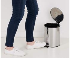 Black & Decker Abfalleimer Round 5 L / 1.3 Gal Hochglanzpoliert