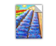 ArtWall Susi Francos Provence Rows Art Appeelz Removable Graphic Wall Art, 14 by 18