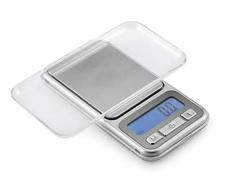 Polder Digitale Küchenwaage, silberfarben.