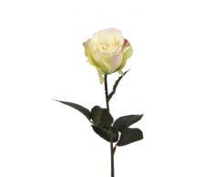 BELLAFIORA 01AMAZ034894 Kunstblumen, Rose, Blassrosa, 50 cm