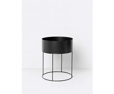 Ferm Living Plant Box Blumenkasten, Metall, schwarz, 50cm