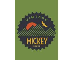 Disney Wandbild von Komar | Mickey Mouse Vintage | Kinderzimmer, Babyzimmer, Dekoration, Kunstdruck | Größe 50x70cm (Breite x Höhe) | ohne Rahmen | WB045-50x70