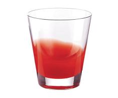 Guzzini Fratelli Gocce, Zweifarbige Wasserglas, Glass