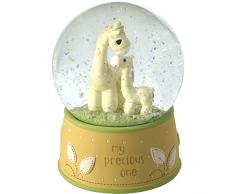 Precious Moments Precious One Giraffe Schneekugel, Harz/Glas, Gelb
