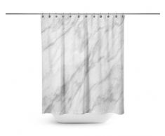 King kang Grau Marmor Hintergrund Dusche Vorhänge wasserabweisend & antibakteriell wasserdicht schimmelt Nicht Stoff mit 12 Vorhang Haken 183 cm von 183 cm