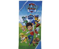 Halantex Sp Strandtuch Paw Patrol 6, 100% Polyester, Mikrofaser, einfarbig, 70 x 140 cm