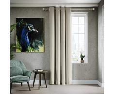 Richmark Glasgow Verdunkelungsvorhang, energiesparend, 132 x 213,4 cm, Weiß 52 X 95 weiß