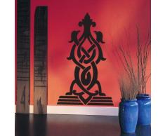 INDIGOS 4052166054454 Wandtattoo w294 Ornament, Orient Wandaufkleber 120 x 71 cm, orange