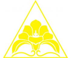 INDIGOS 4051095031499 Wandtattoo w292 Blume, Dreieck 120 x 104 cm, gelb