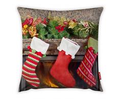 Bonamaison Dekorativ Kissenhülle, Kissenbezug, Zierkissenbezug, Wohnkultur, Für Sofa, Kaffeestube, Größe: 45X45 cm - Entworfen und hergestellt in der Türkei