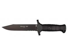 Eickhorn - Outdoormesser | Wolverine Schwarz Welle Professional | Klingenlänge: 17,6cm | Jagdmesser - Arbeitsmesser - Solingen - Messer | rostfrei - feststehend - Survival