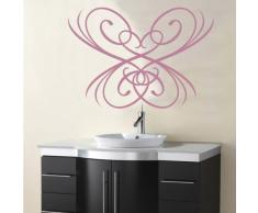 INDIGOS 4052166074971 Wandtattoo w444 Pflanze Blume Wandaufkleber 120 x 85 cm, violett