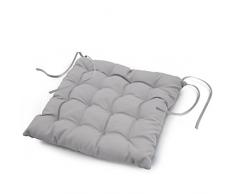 Douceur DIntérieur - 1600576, Sitzkissen, 40 X 40 cm, Essentiel, Polyester Unifarben, Grau