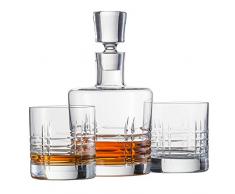 Schott Zwiesel Basic BAR Classic bestehend aus 1 Karaffe und 2 Double Old Fashioned Gläsern Whisky Set, Kristall, farblos, 22.5 x 13 x 23 cm