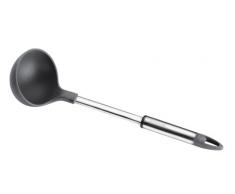 Tescoma Schöpfkelle, Edelstahl, Schwarzgrau, 33.2 x 9.8 x 7.8 cm