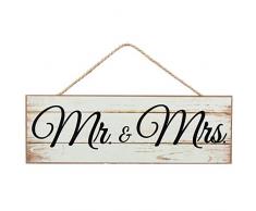 GiftWrap Etc. Geschenkpapier usw. Schild-Variation 15 x 5 Mr. & Mrs.