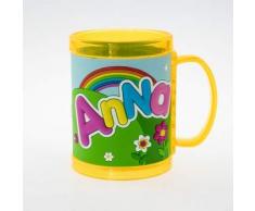 H&H 03873010014 Kinderbecher - Namensbecher, Mehrfarbig