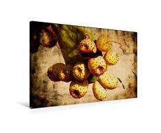 Calvendo Premium Textil-Leinwand 90 cm x 60 cm quer, EIN Motiv aus dem Kalender Fotografie und Texturen | Wandbild, Bild auf Keilrahmen, Fertigbild auf echter mit Eier Textur hinterlegt Kunst Kunst