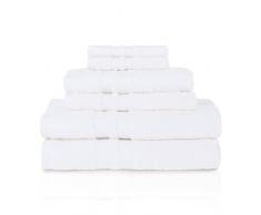 Superior Egyptian Cotton Handtücher, weiß, Washcloths, Hand, Bath, 6