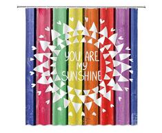 Flower Decor Duschvorhang Frühlingszeit Rosen mit Blättern und Knospen mit rosa Ombré-Atmosphäre, Stoff Badezimmer Dekor Set mit Haken, Pink Grün 70 * 70Inch Navy