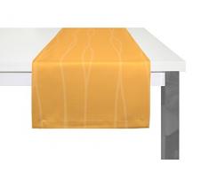 Wirth Tischläufer Langwasser, Polyester, Apricot, 40 x 150 cm