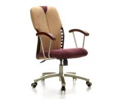 Buerostuhl24 642002 Bürostuhl / Drehstuhl Sevilla Al.Rs2, beige / bordeaux