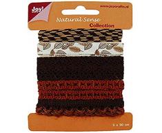 Joy!Crafts Ribbons, Natural Sense Collection 2, Dunkelbraun