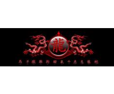empireposter - Chinese Writing - Zodiac, Dragon Crest - Größe (cm), ca. 158x53 - Türposter, NEU -