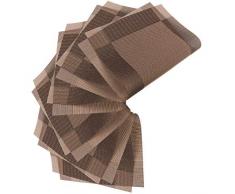 Creative-Idea Platzset für Zuhause, Küche, Hotel, Esszimmer, Hall, PVC, rutschfest, wasserdicht, 6 Stück