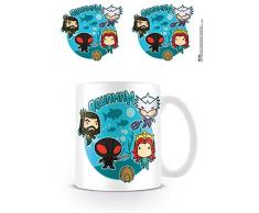 Aquaman MG25376 Kaffeebecher aus Keramik, 315 ml, mehrfarbig