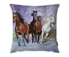 Bonamaison Dekorativ Kissenhülle, Kissenbezug, Zierkissenbezug, Wohnkultur, Für Sofa, Kaffeestube, Größe: 45X45 cm - Entworfen und hergestellt in der Türkei