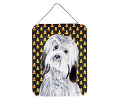 Caroline s Treasures Havaneser Candy Corn Halloween Wand oder Tür Aufhängen Prints, 40,6 x 30,5 cm