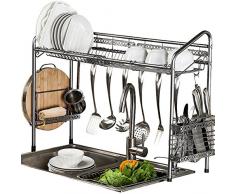 PremiumRacks Professionelles Abtropfgestell für die Spüle, individuell anpassbar, vielseitig einsetzbar, große Kapazität, neues Produkt Mai 2017