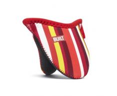 Built Mini Grip Topflappen Streifen, Cranberry Rot
