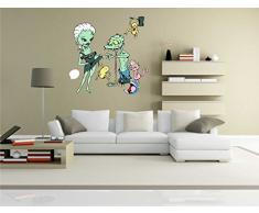 Indigos KAR-Wall-clm012-70 Wandtattoo fÃ¼rs Kinderzimmer clm012 - Lustige kleine Monster - Sexy Frauen - Wandaufkleber 70 x 69 cm