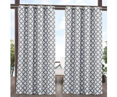 Exclusive Home Gardinen Bambus Rankgitter für drinnen und draußen 54x96 grau/weiß