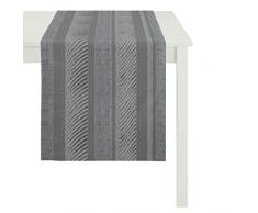 APELT Läufer, Polyester, anthrazit, 48 x 140 x 0.2 cm